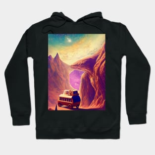 Celestial Serenity - Moon Fantasy in Space Hoodie